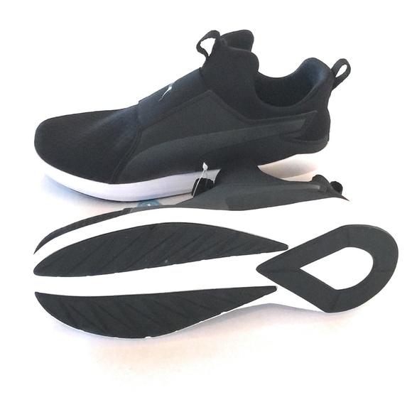 puma rebel mid black